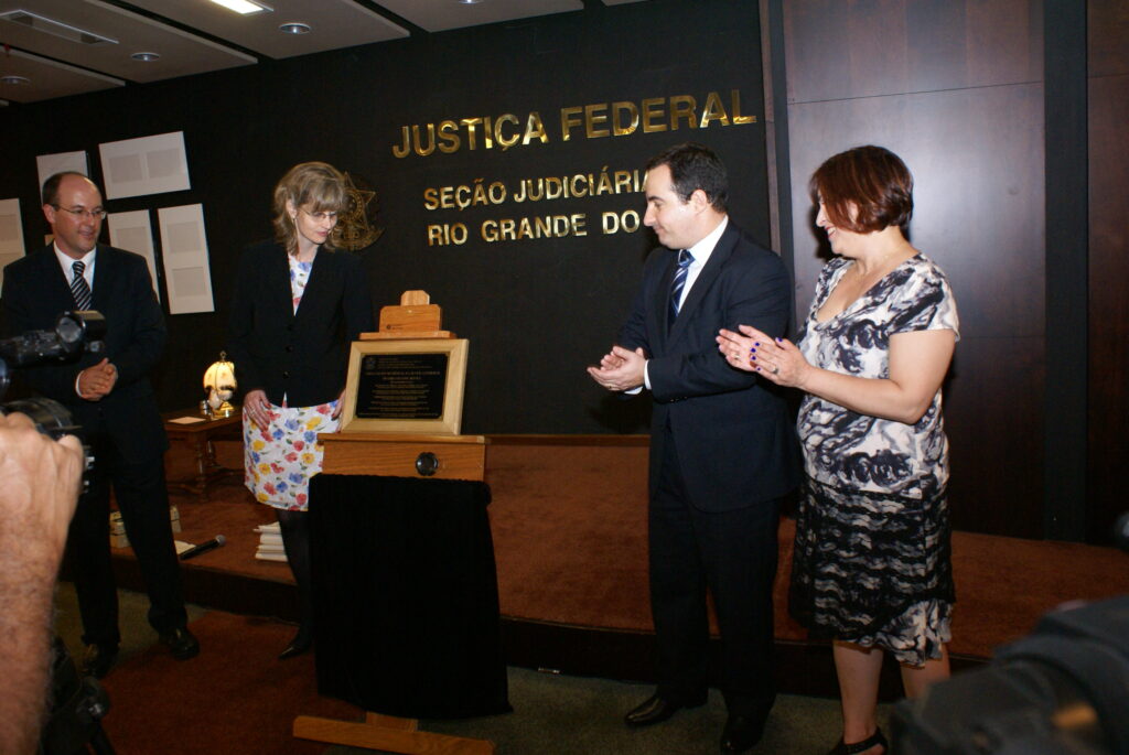 Descerramento da Placa de Criação do Memorial da Justiça Federal do Rio Grande do Sul