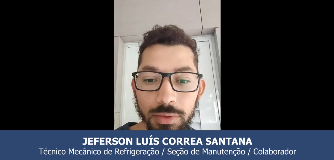 Jeferson Luís Correa Santana - Colaborador Terceirizado da Seção de Manutenção