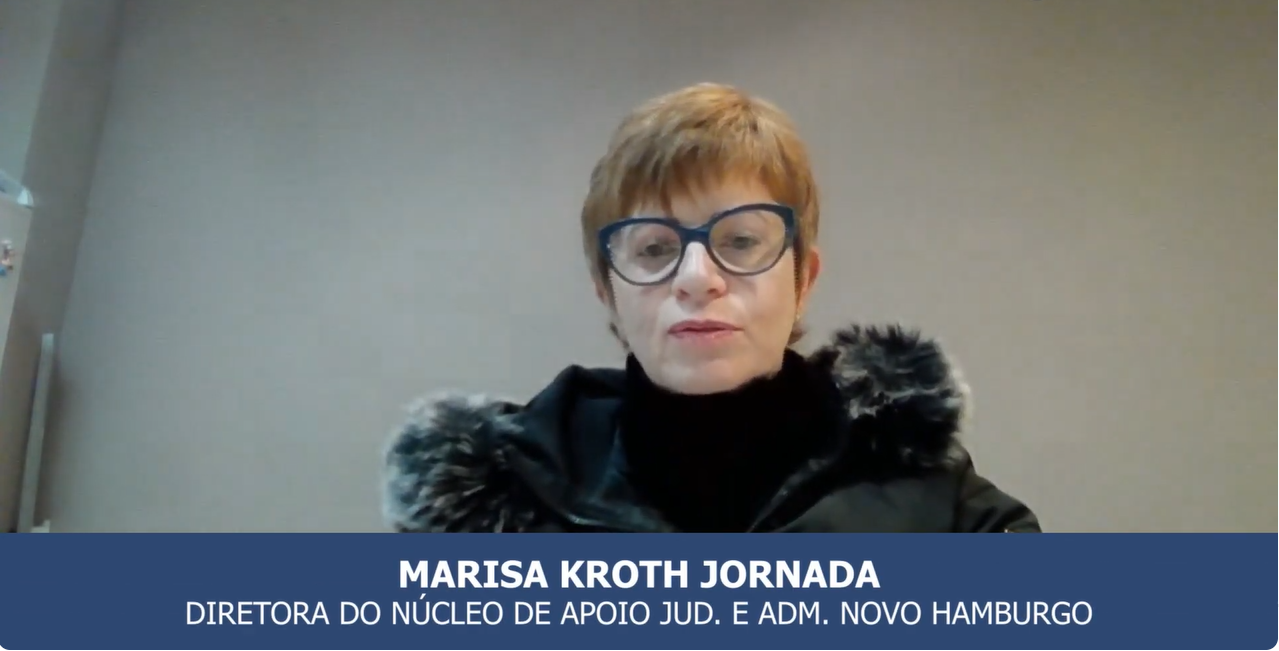 Marisa Kroth Jornada - Diretora do Núcleo de Apoio Judiciário e Administrativo da JF Novo Hamburgo