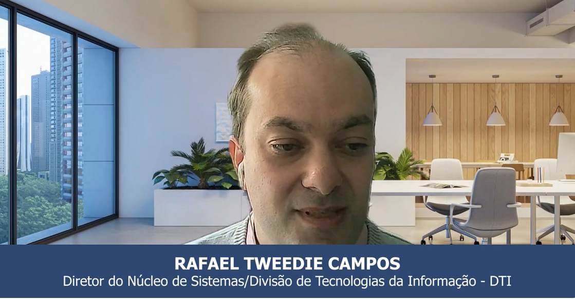 Rafael Tweedie Campos e Luigi Frusciante Filho - Servidores da Divisão de Tecnologia da Informação